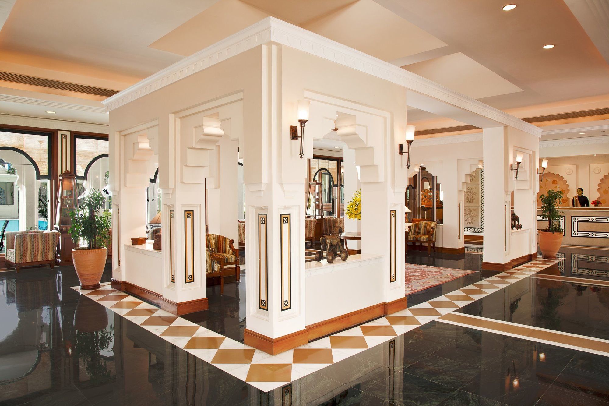 Trident Jaipur Hotel Interior foto The lobby of the hotel